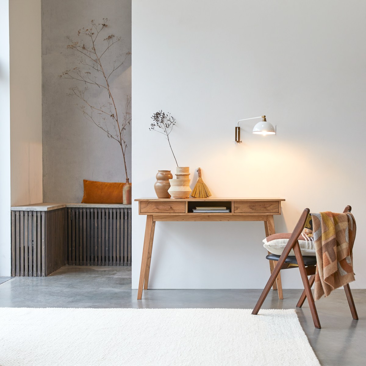 Bureau en bois d'acacia Oslo Tikamoon