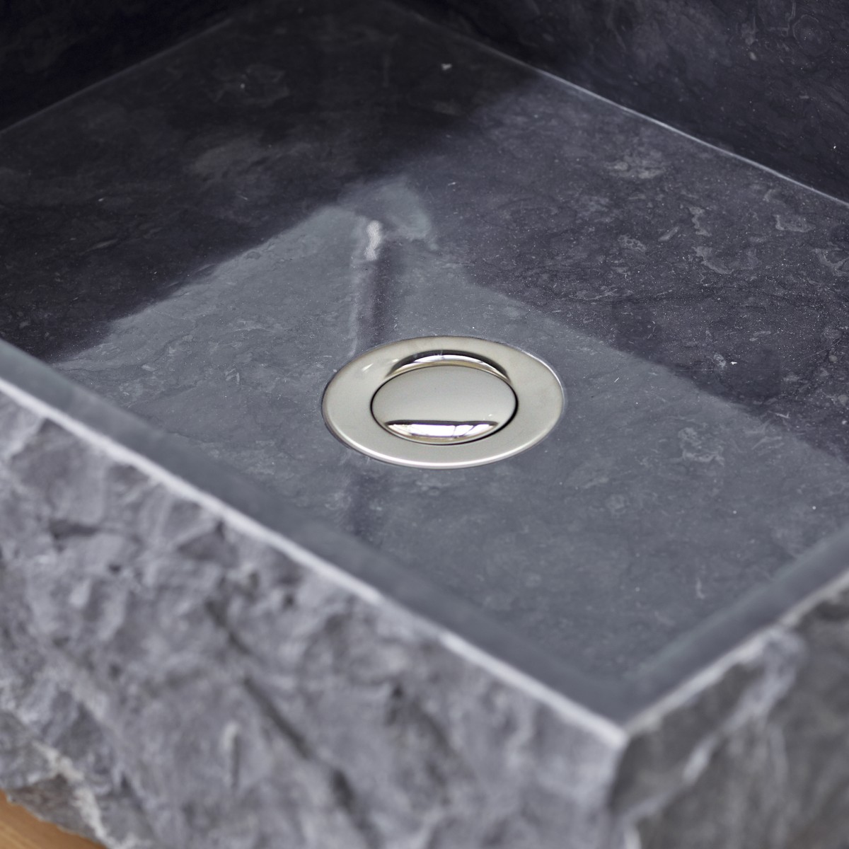 Scrula Slim - Black Marble Bathroom Sink