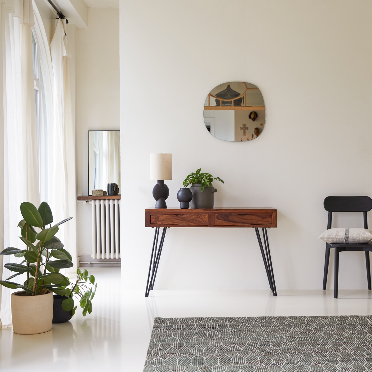 Solid sheesham Console table Living room Console Tables Tikamoon