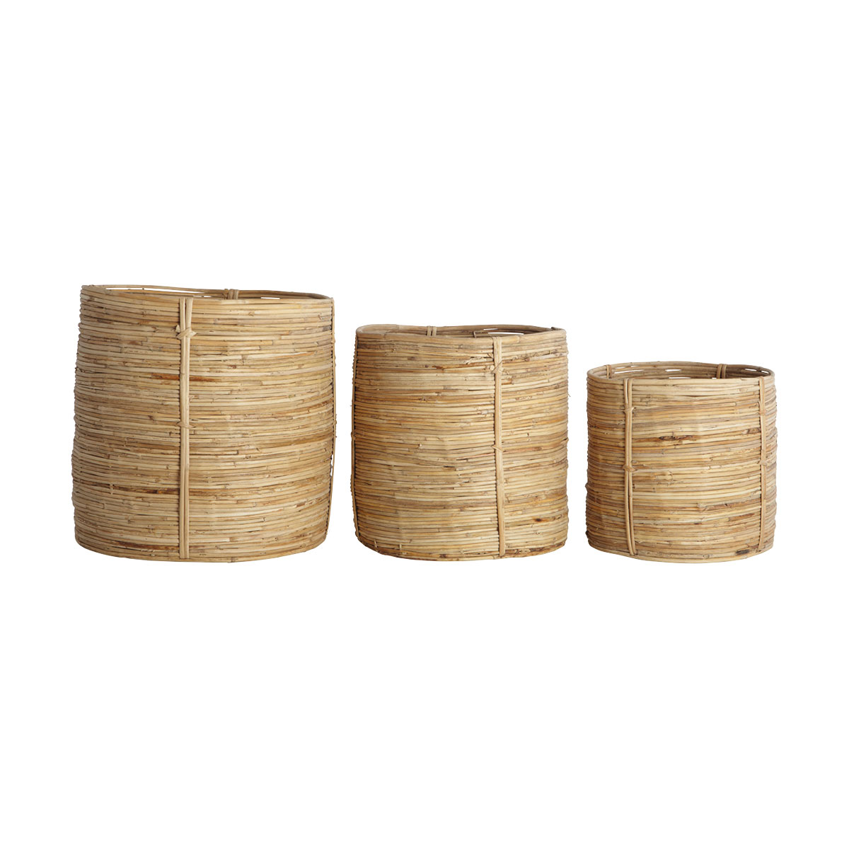 Les 3 Paniers en rotin et bambou Ana Tikamoon