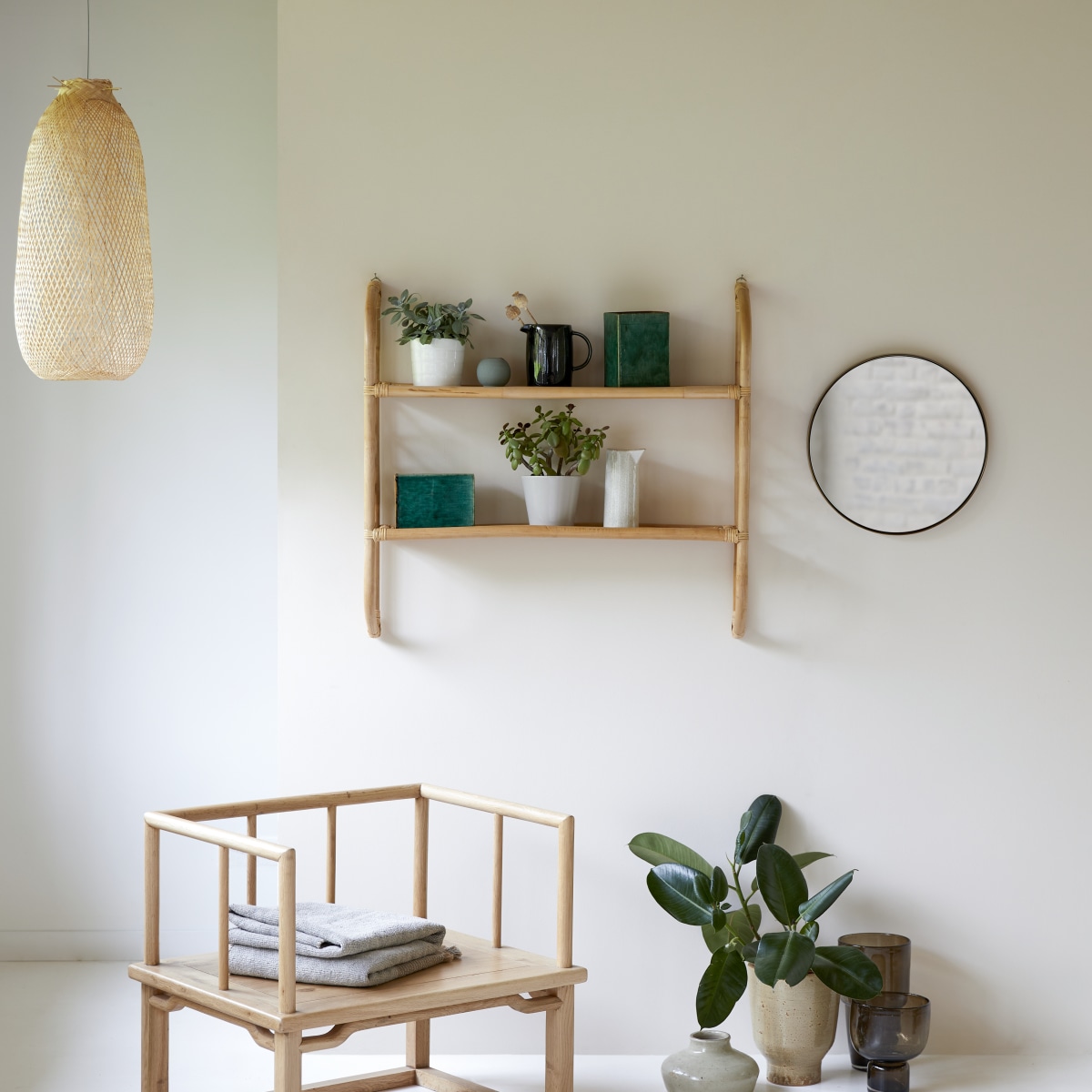Etagère en tiges de rotin Marius Tikamoon