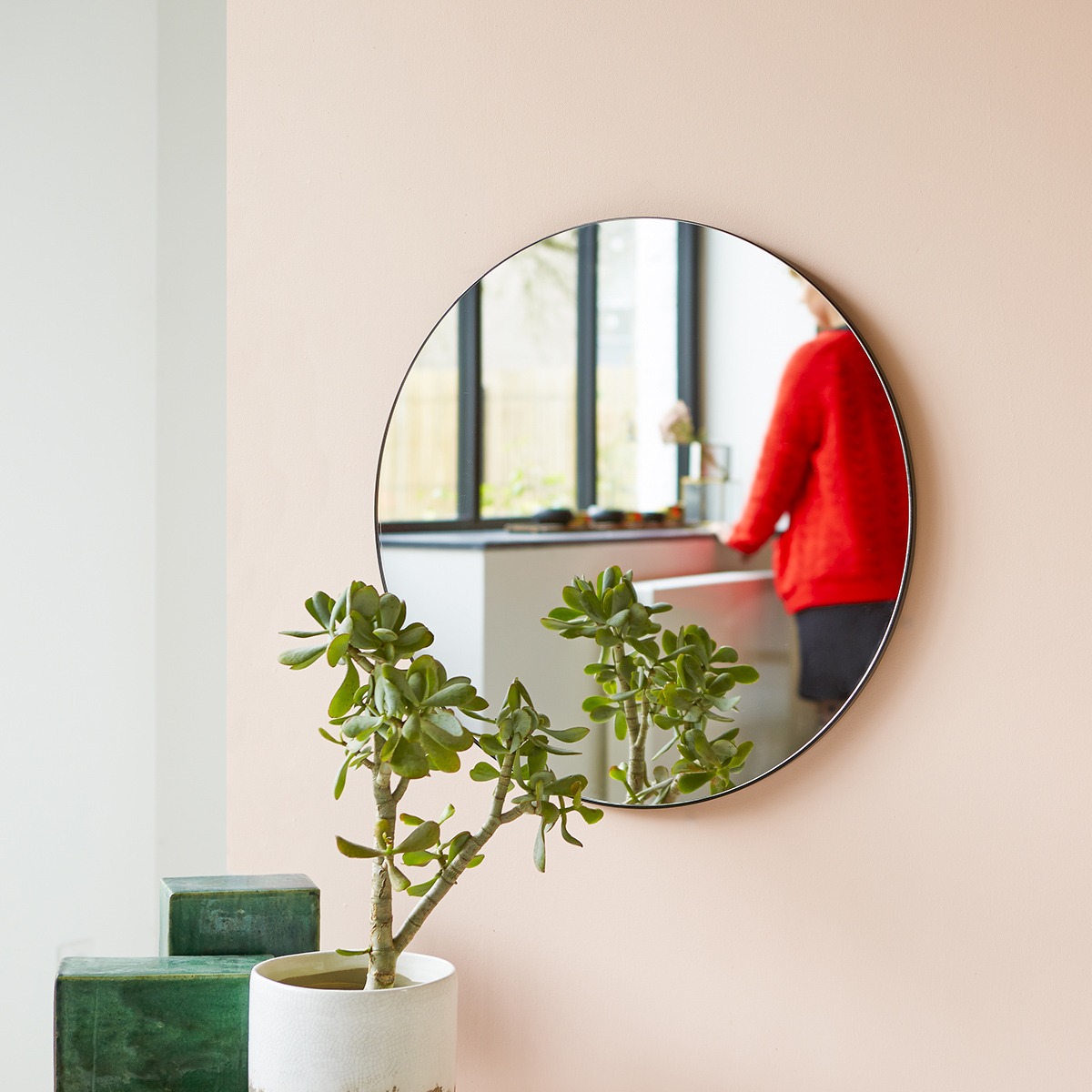 Le Miroir rond Josef 50x50 Tikamoon