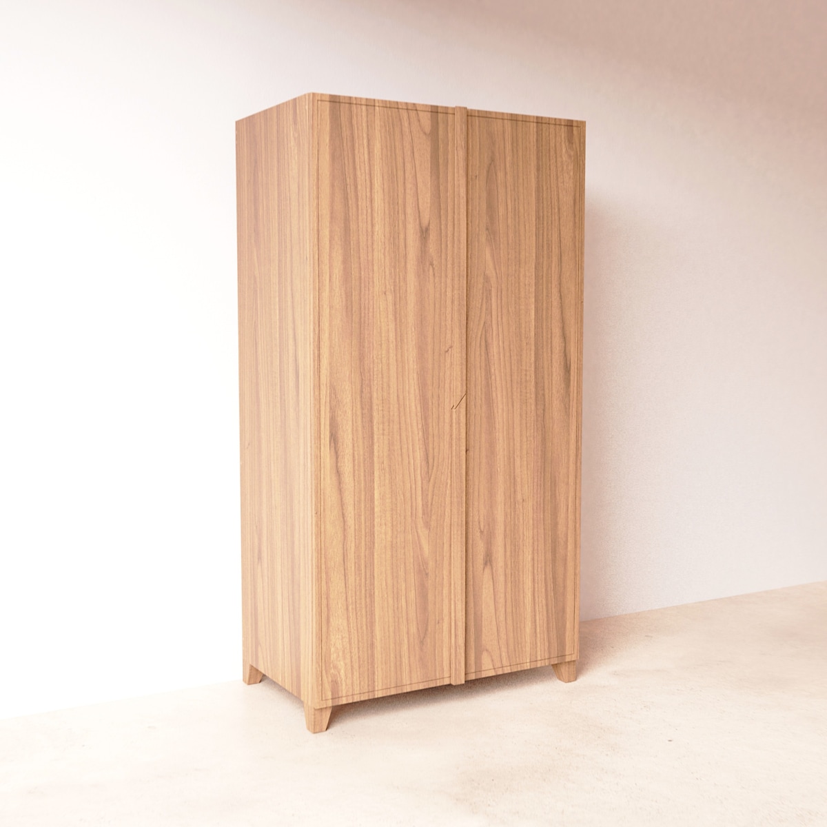 Greta - Armoire en teck massif