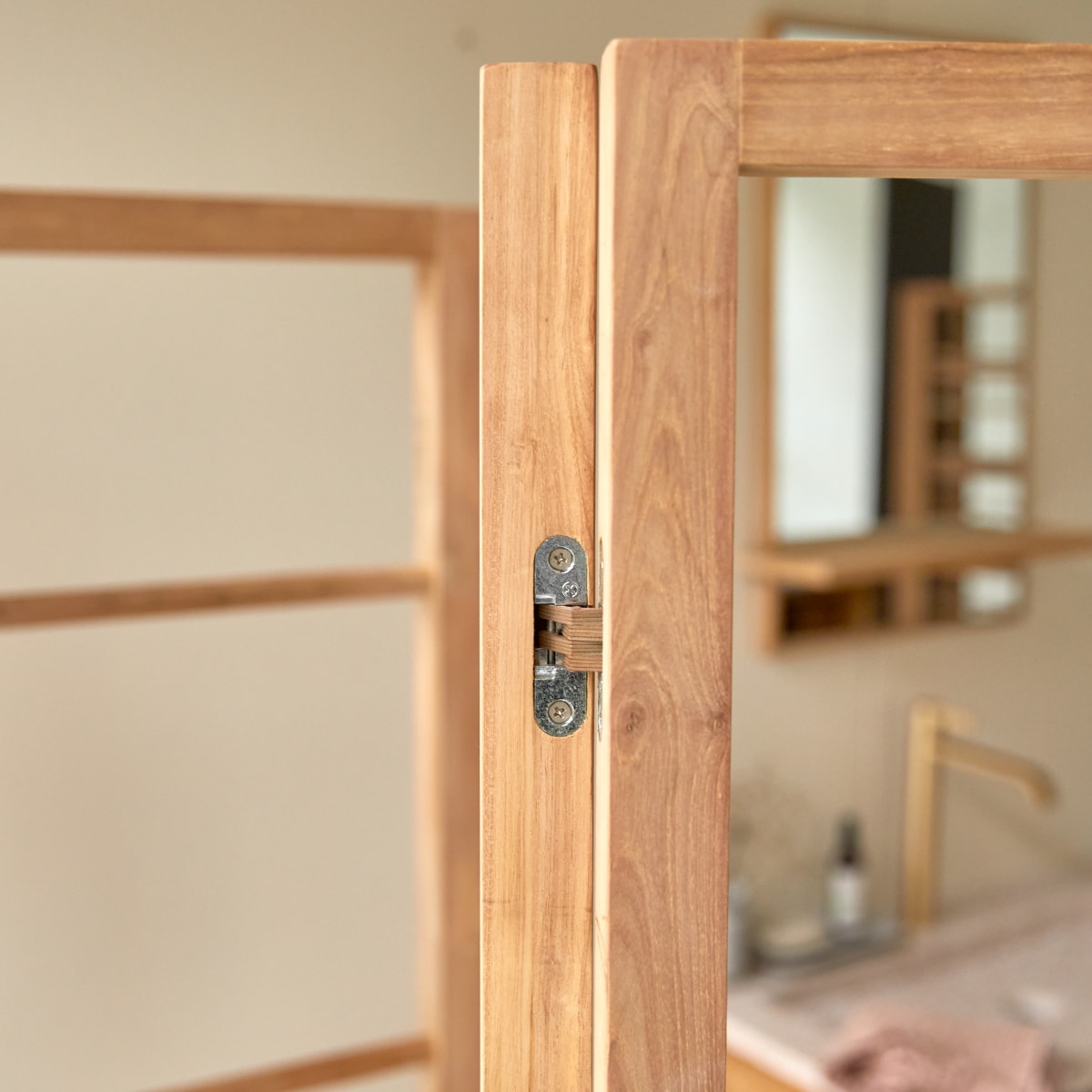 Anton - Porte serviette en teck massif