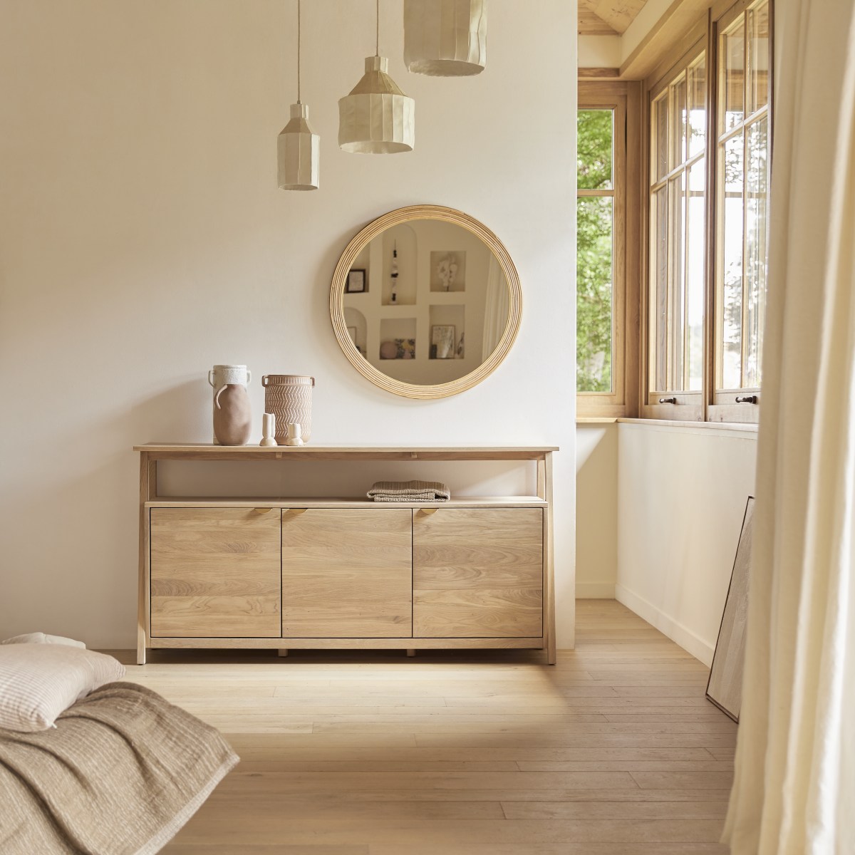 Buffet en bois de chêne 165 Pola FSC® - Tikamoon