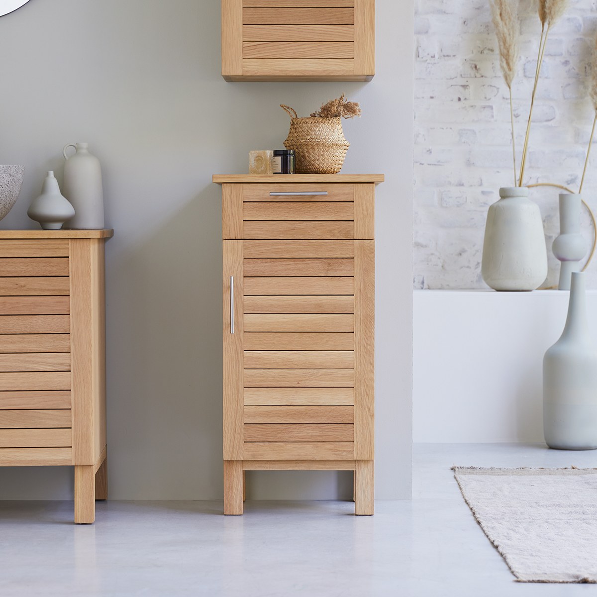 Elément bas modulable en bois de chêne 45 Soho FSC® - Tikamoon