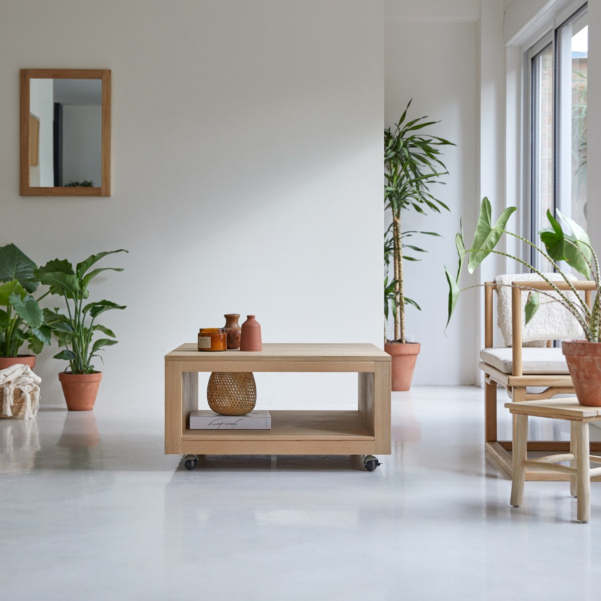 Table basse en bois de chêne 80 Anoa FSC® - Tikamoon