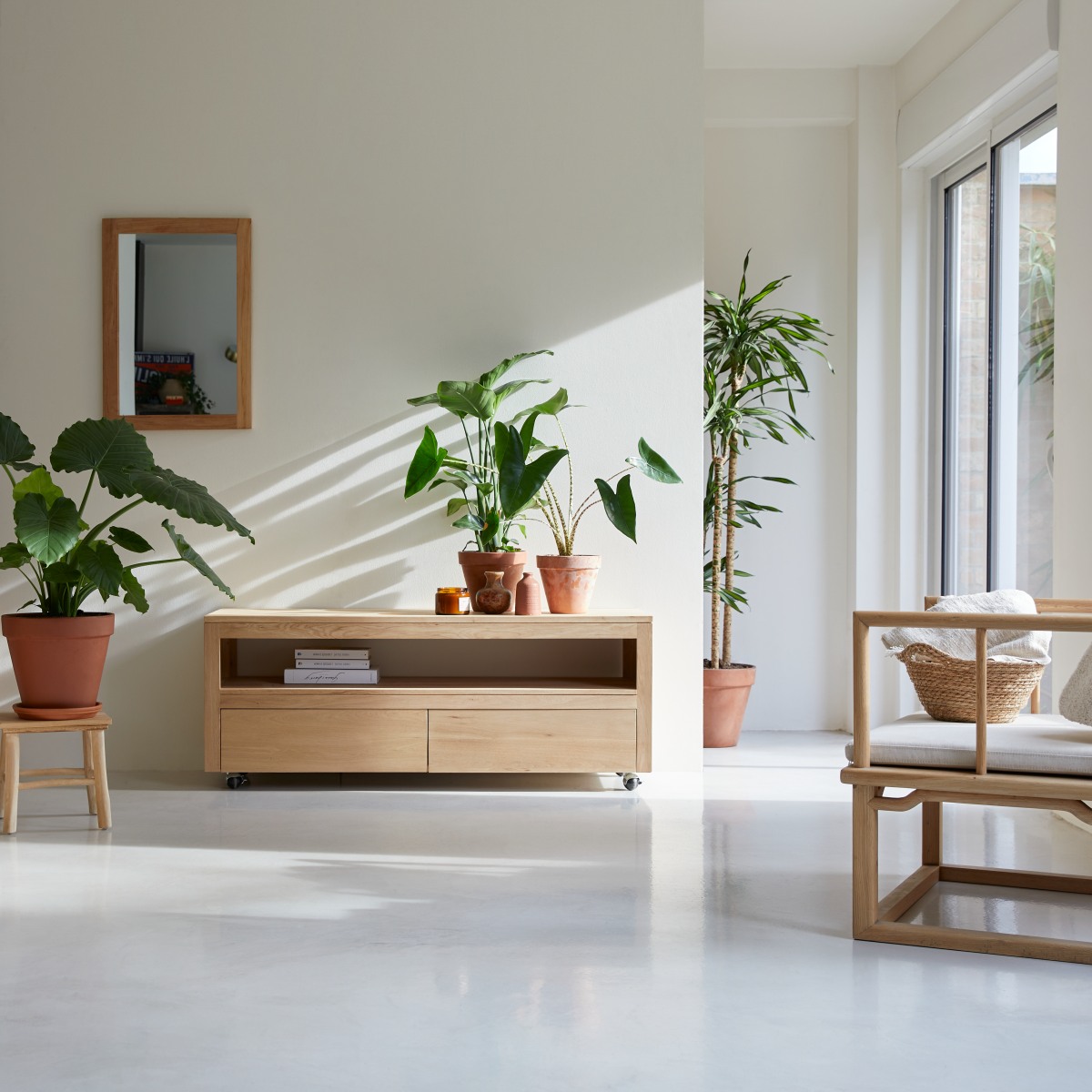 Meuble TV en bois de chêne 140 Anoa FSC - Tikamoon