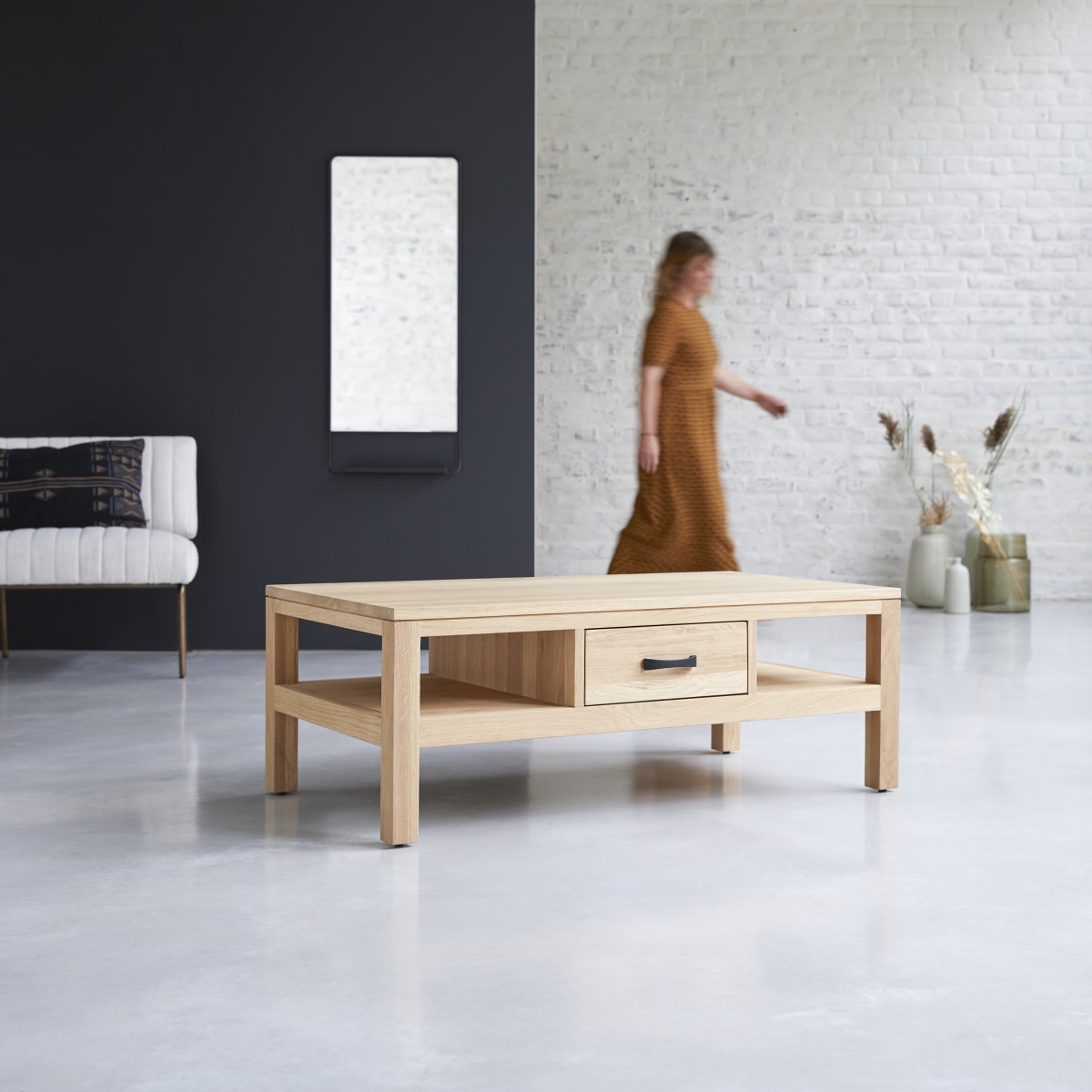 Table basse en bois de chêne 110x60 Vertigo FSC - Tikamoon