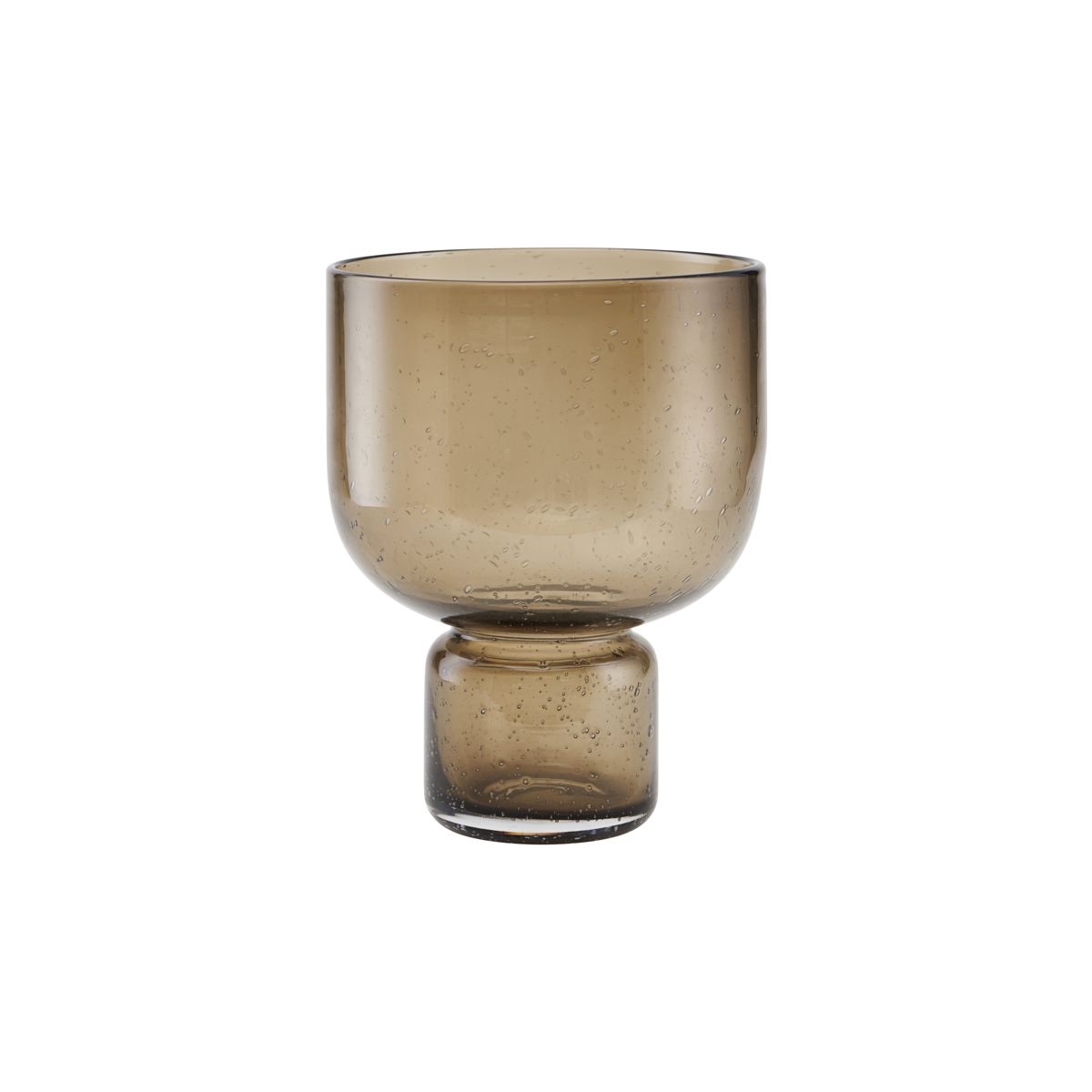 Farida - Brown glass vase