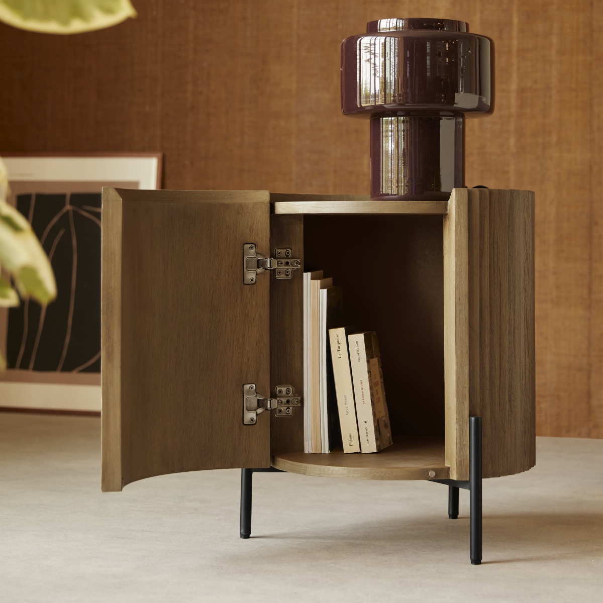 Lou - Mindi wood side table