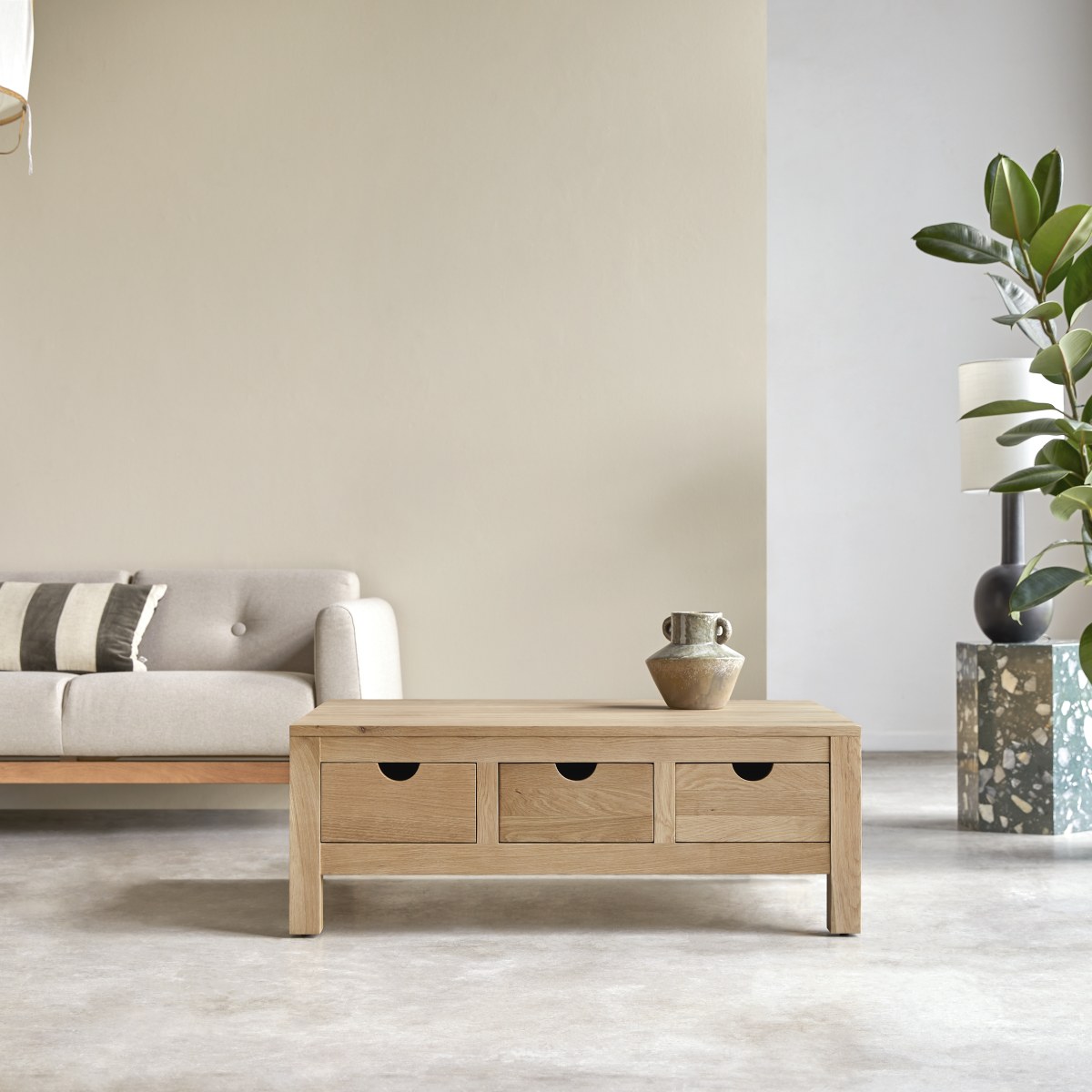 Sono - Katoenen kussen 60x40 cm, groen