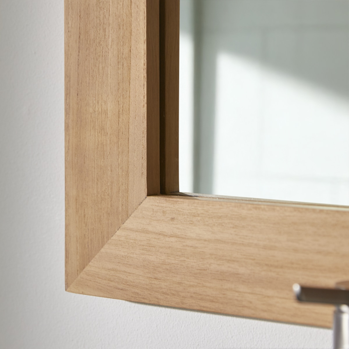 Tona - Solid teak mirror 120x90 cm
