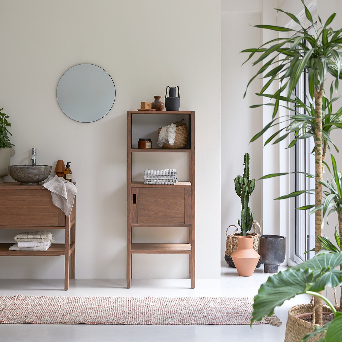 Abriella - Alfombra de tela de 70 cm x 200 cm