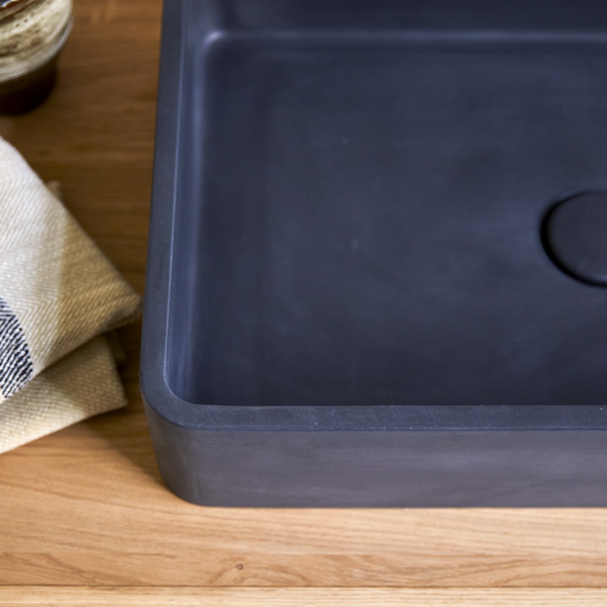 Iris - Black Terrazzo Bathroom Sink