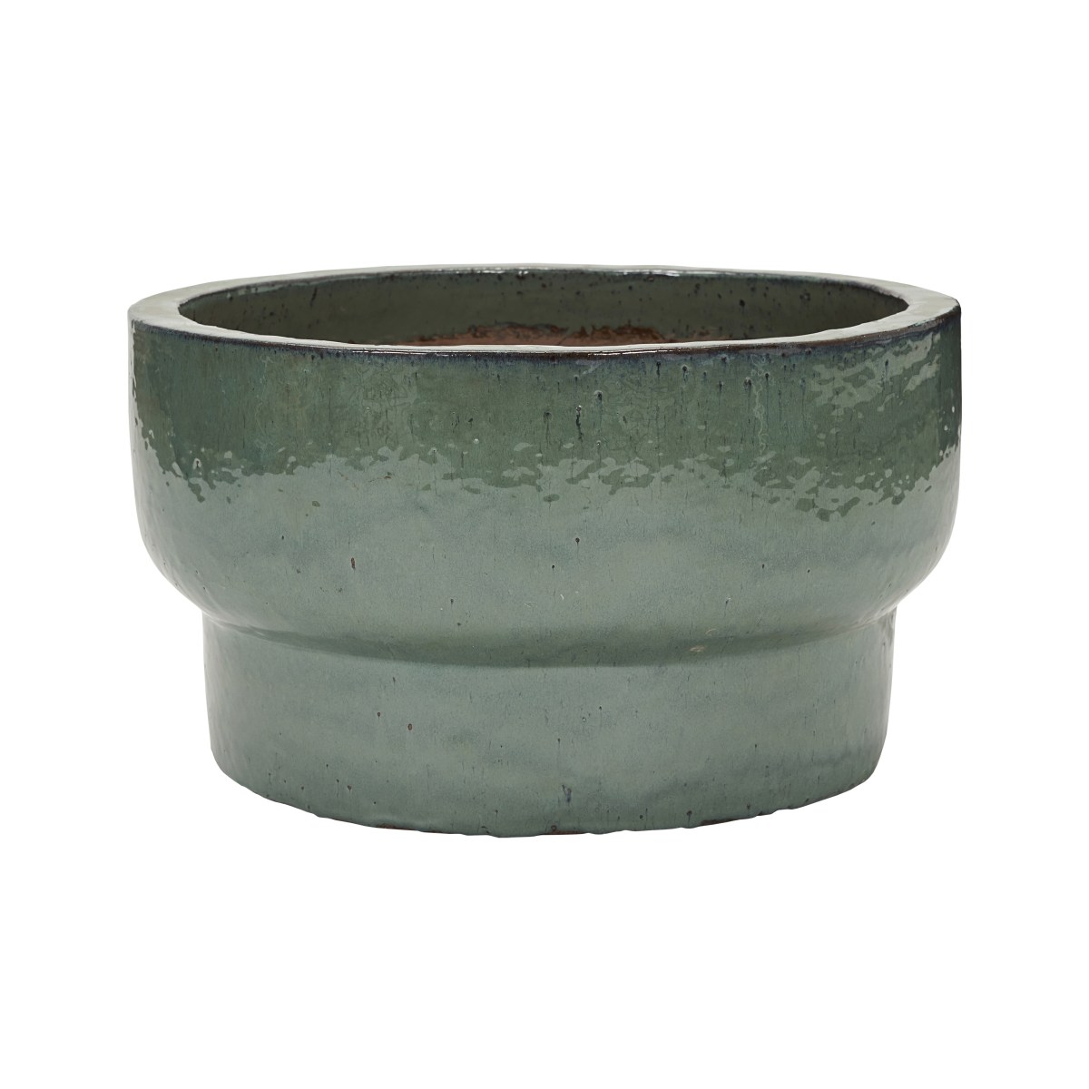 Terra - Jardinera de cerámica, 60 cm