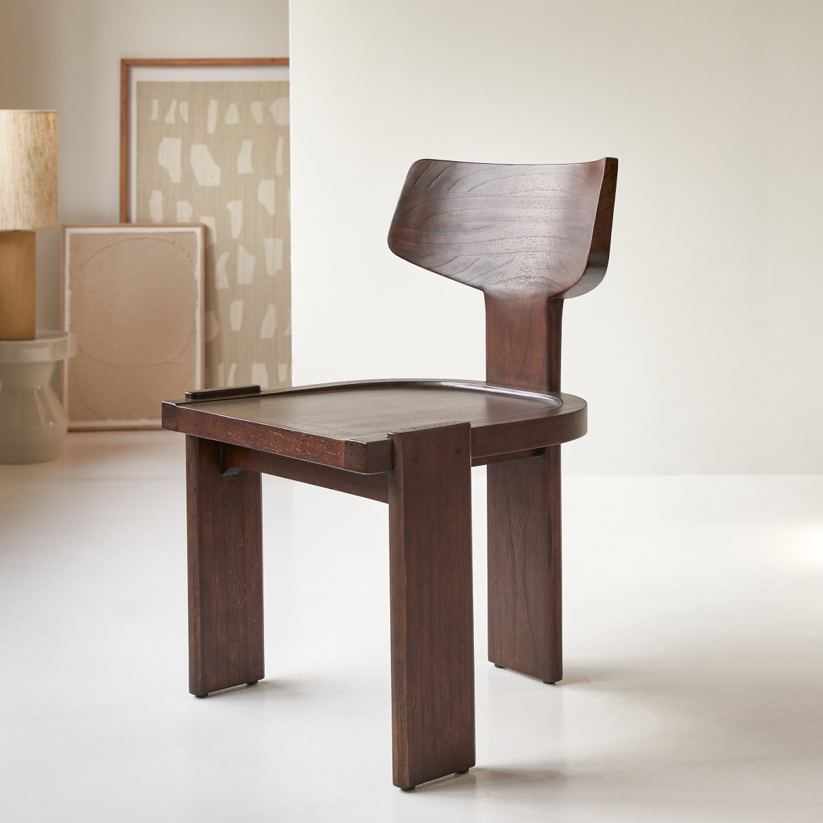 Chaise en mindi massif - Assises de salle à manger - Tikamoon