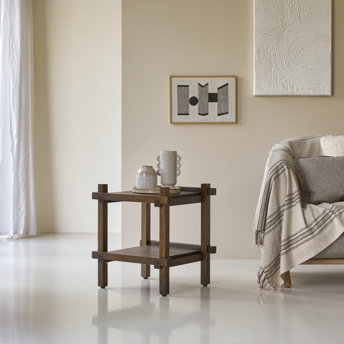 Arko - Solid Mango Side Table