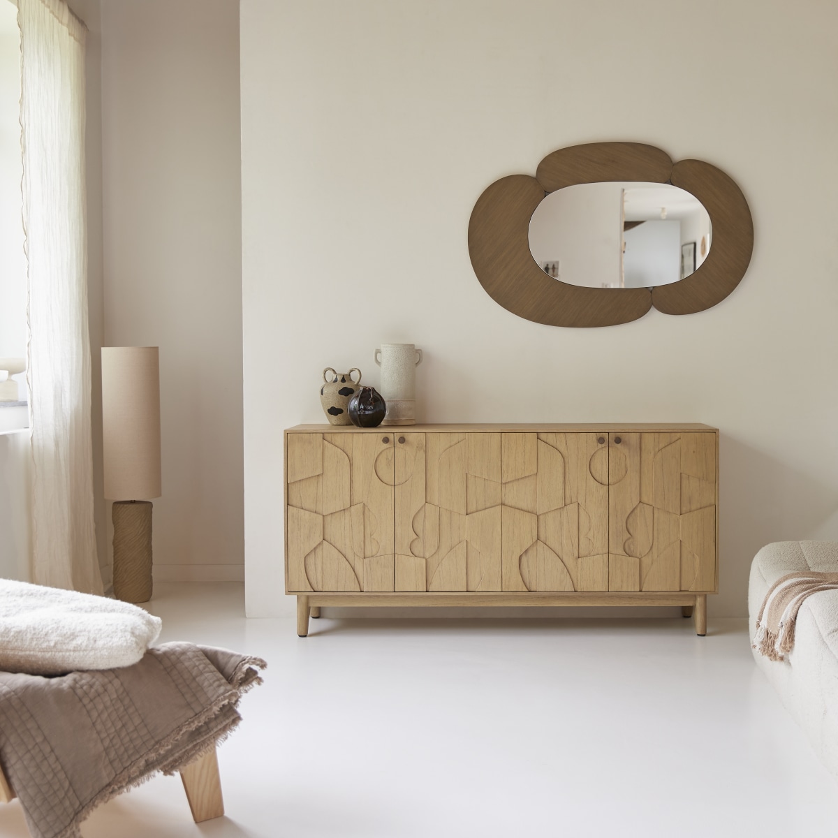 Buffet en bois de mindi Otho 165 cm Tikamoon