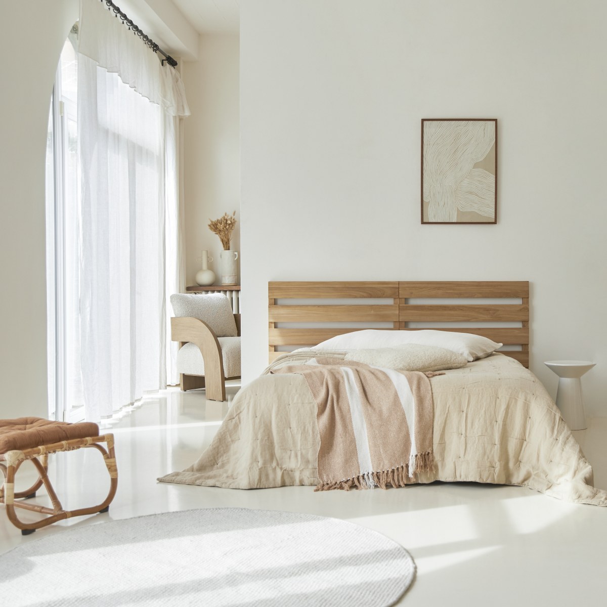 Tête de lit en bois de teck 180 Urbain FSC® - Tikamoon