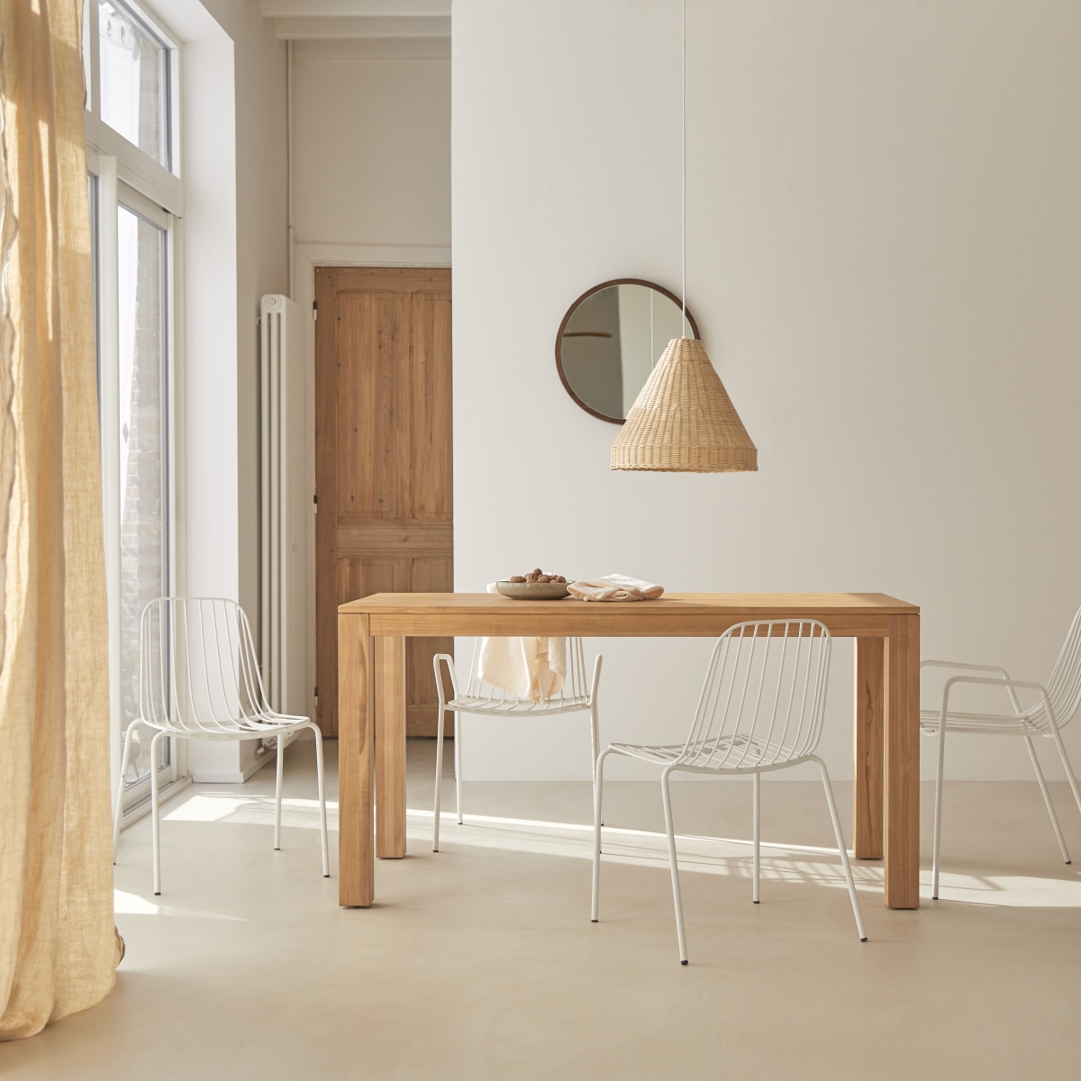 Table en bois de teck massif 150x75 Eden FSC® - Tikamoon
