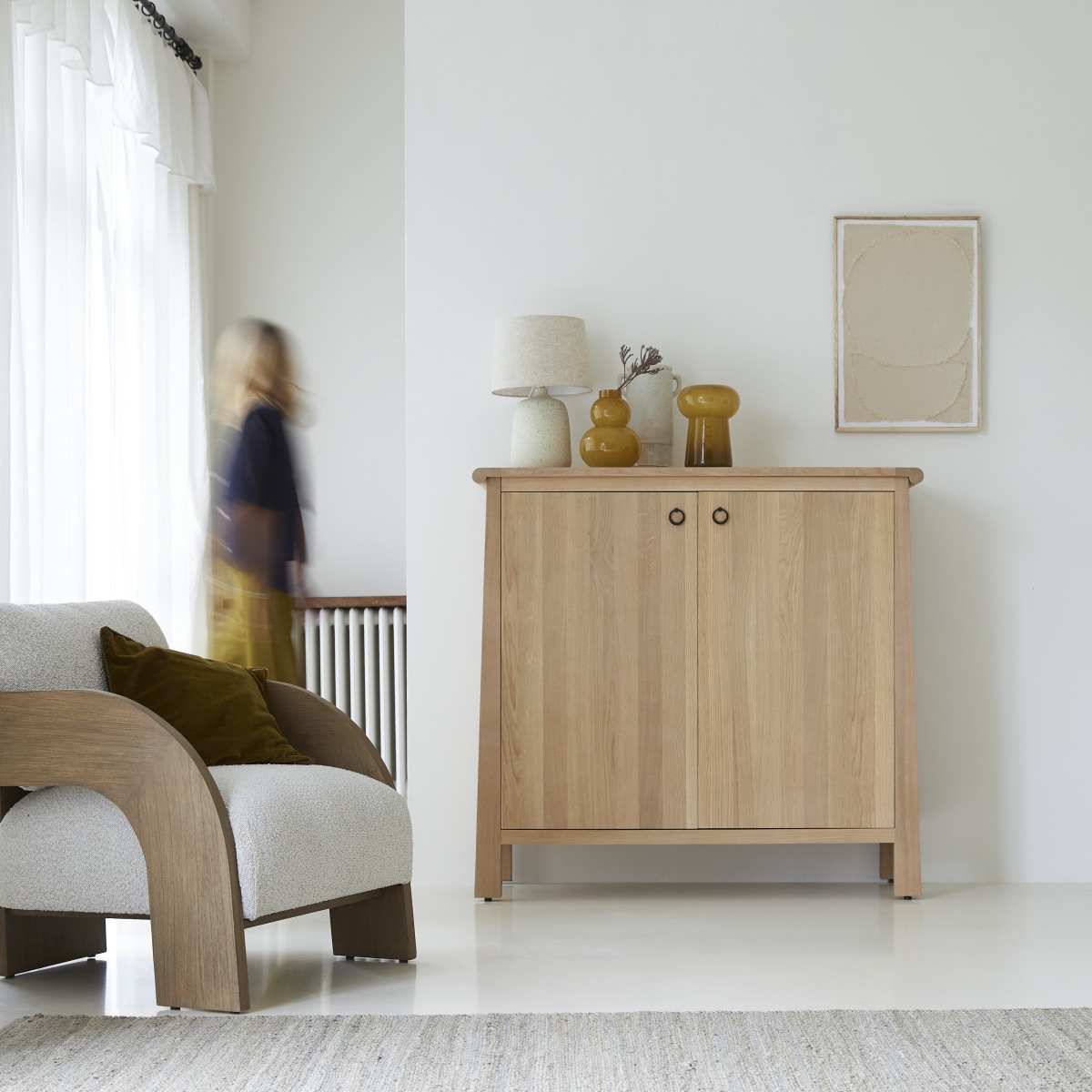 Buffet en bois de chêne 125 Volute FSC® - Tikamoon