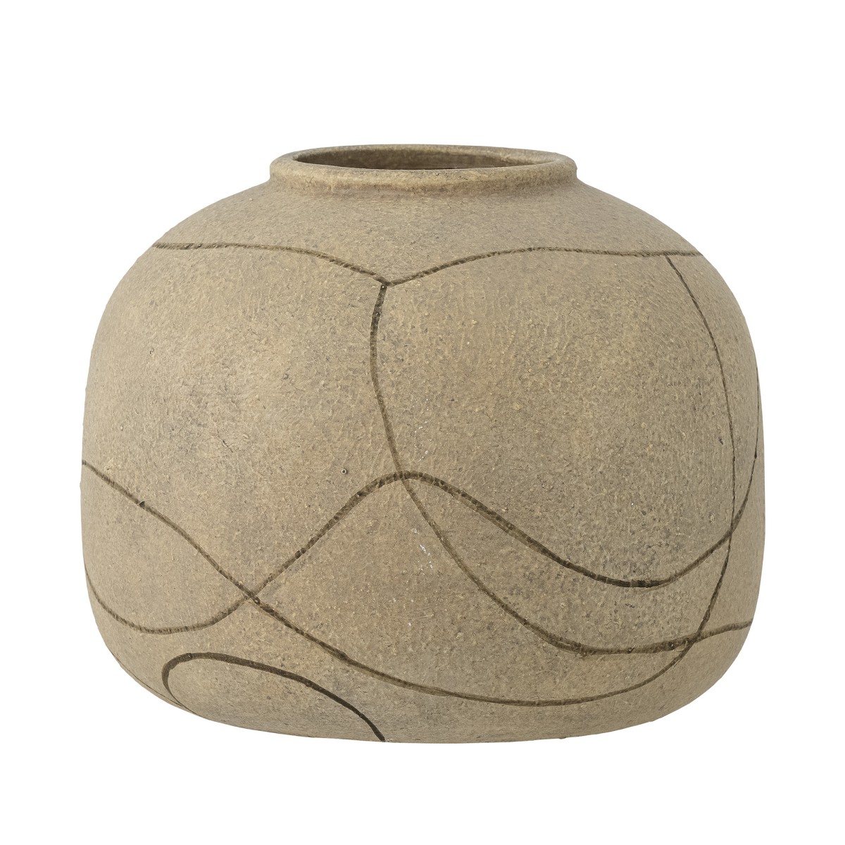 Vase en terre cuite Niza 20 cm, nature Tikamoon