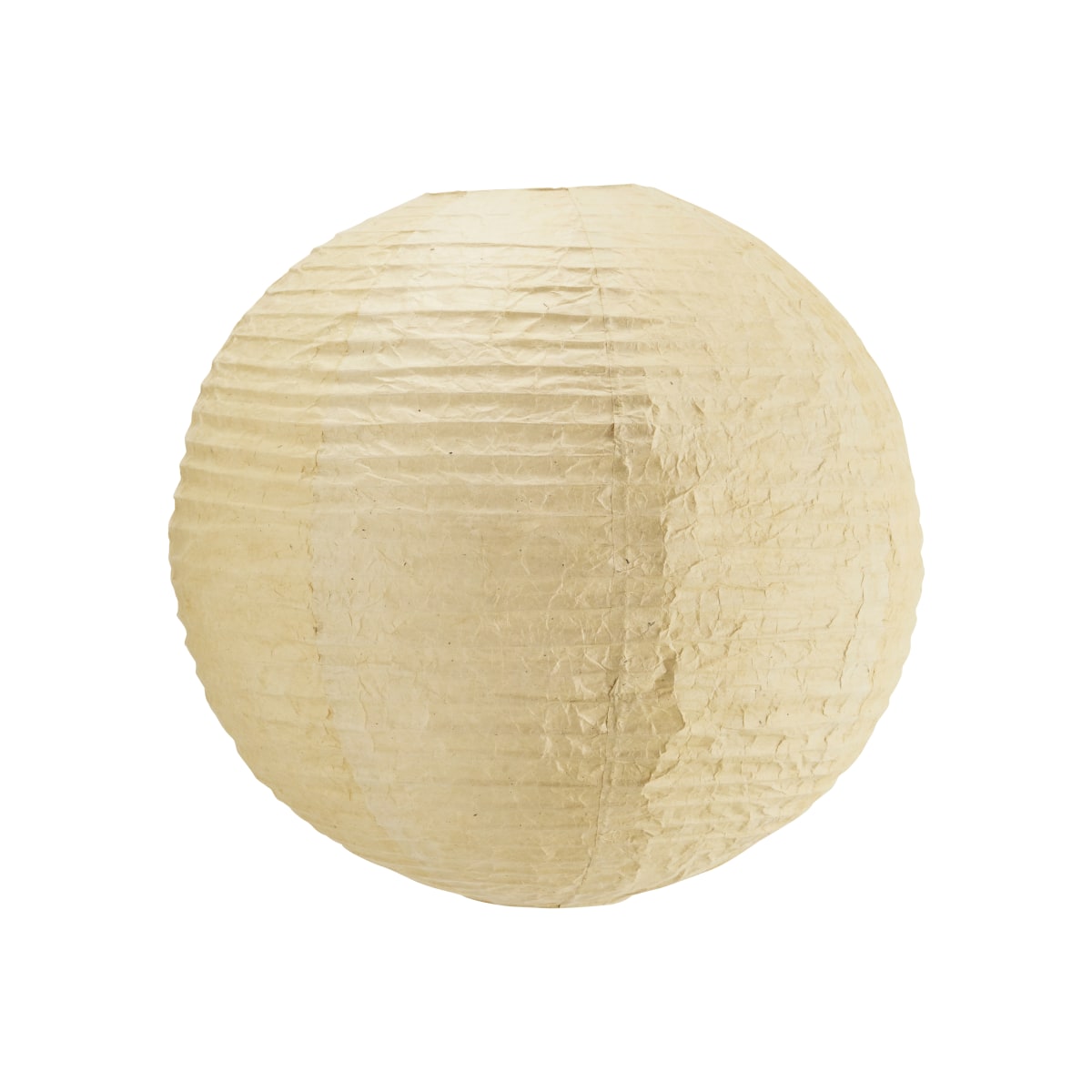 Suspension ronde en papier Hana 55 cm, beige Tikamoon