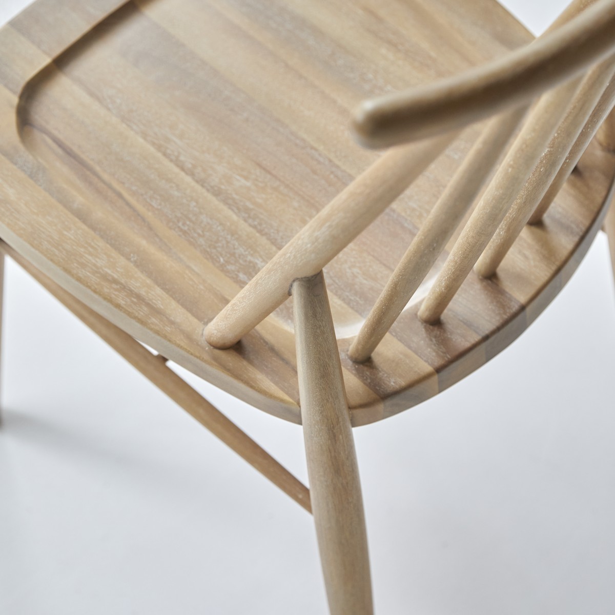 Léa - Silla de acacia maciza