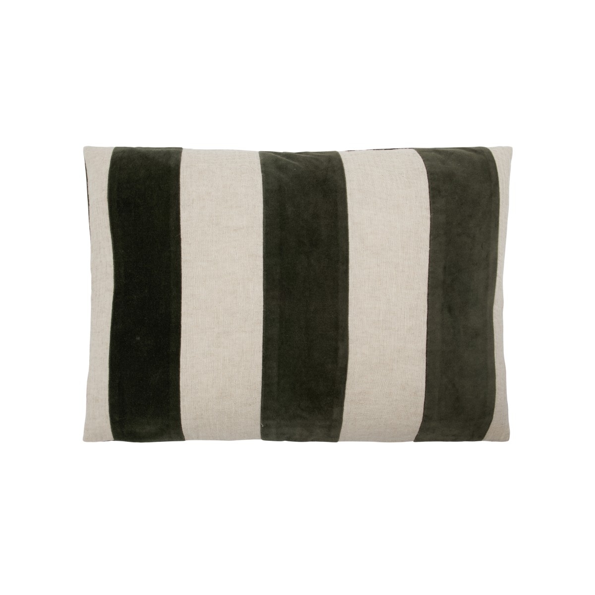 Housse de coussin en coton 60x40 cm Sono vert Tikamoon