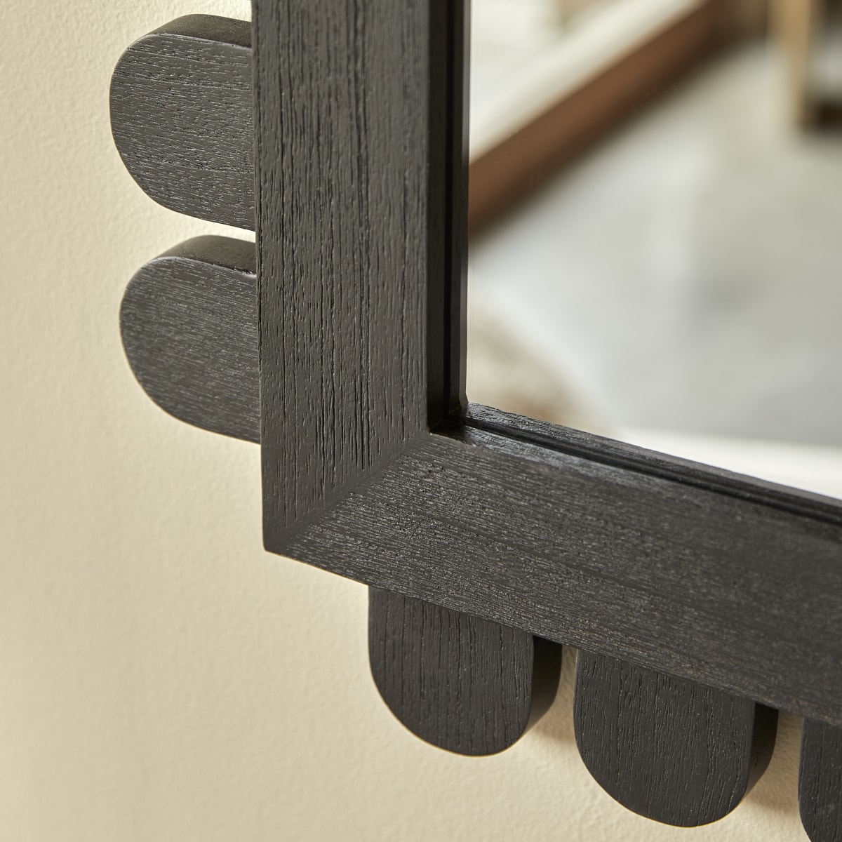 Luca - Miroir en mindi 92x92 cm