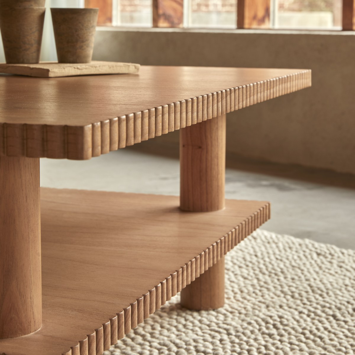 Mollie - Mindi wood coffee table