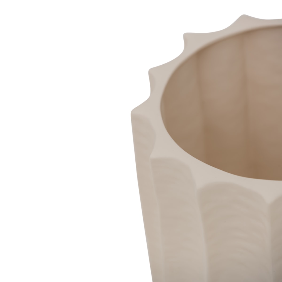 Scallop - Cache-pot en terre cuite