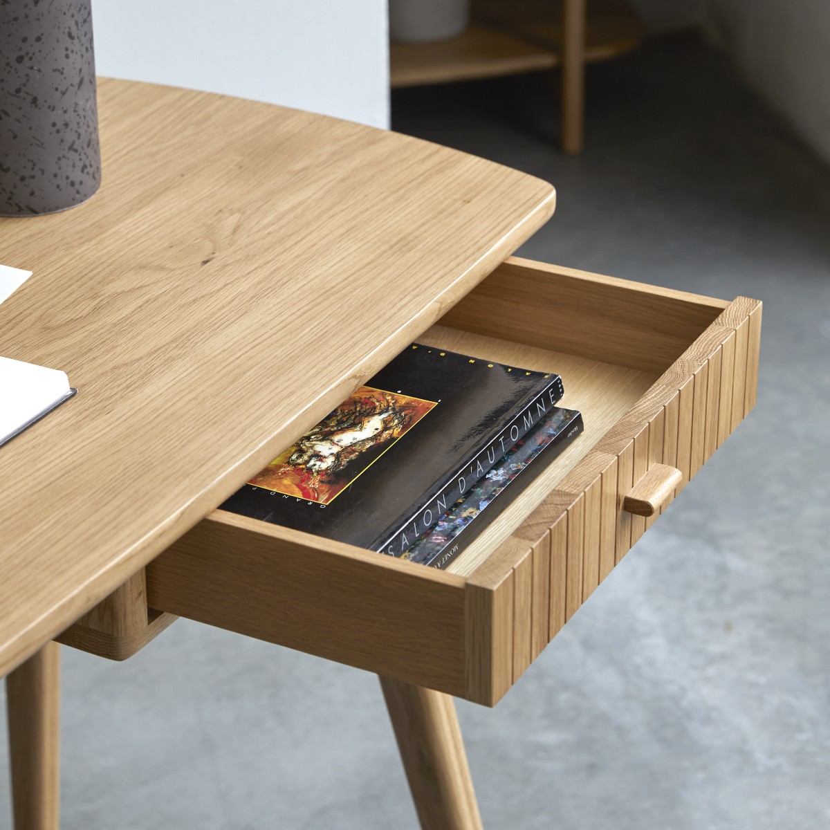 Yaël - Massief eiken bureau