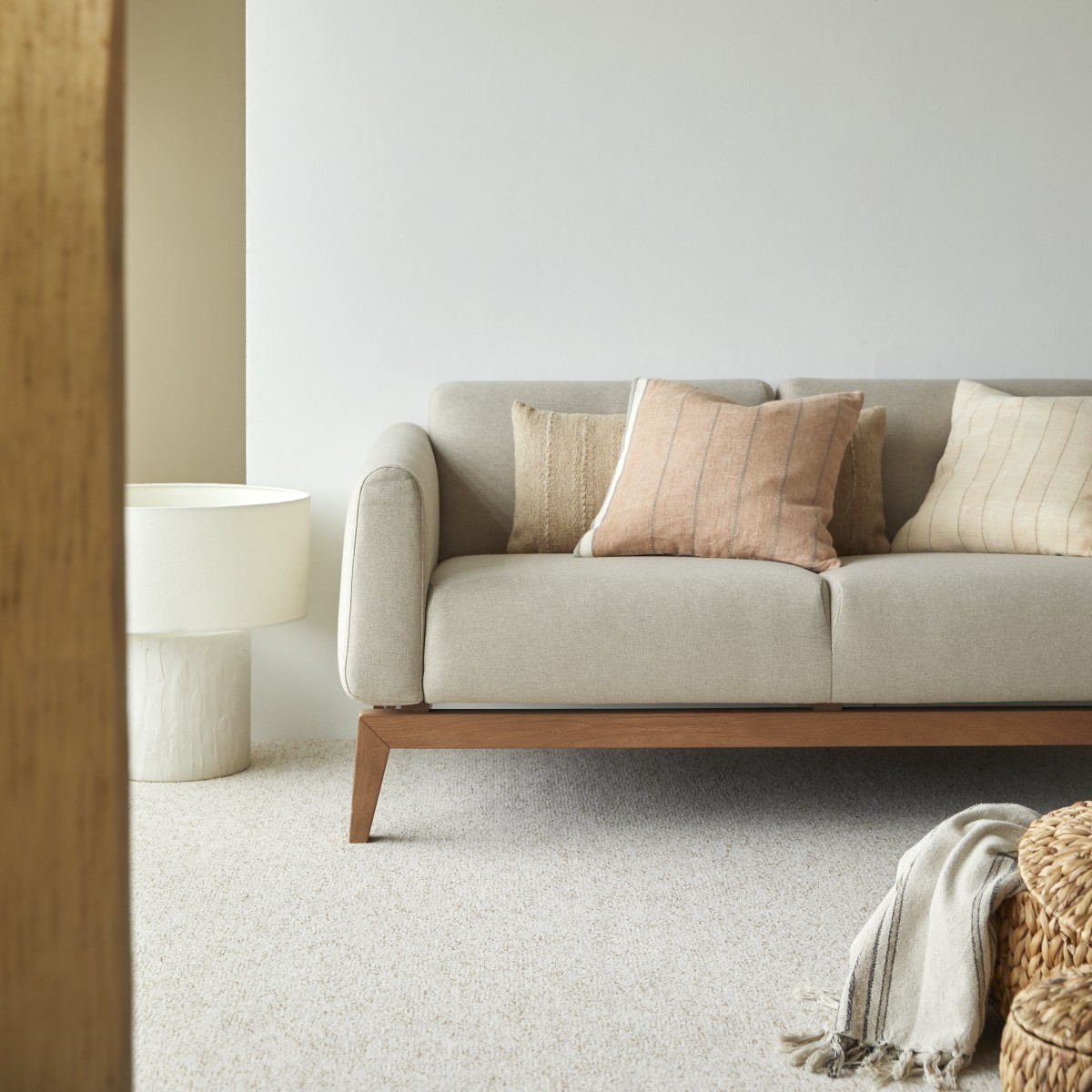 Aryan - Coussin en lin 45x45 cm