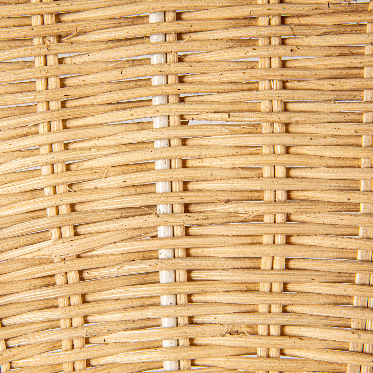 Henry - Round Hand-Woven Rattan Pedestal Bowl, Natural