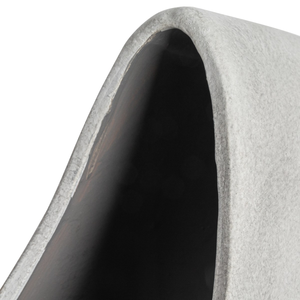 Evelyn - Y Shaped Terracotta Abstract Vase, Grey