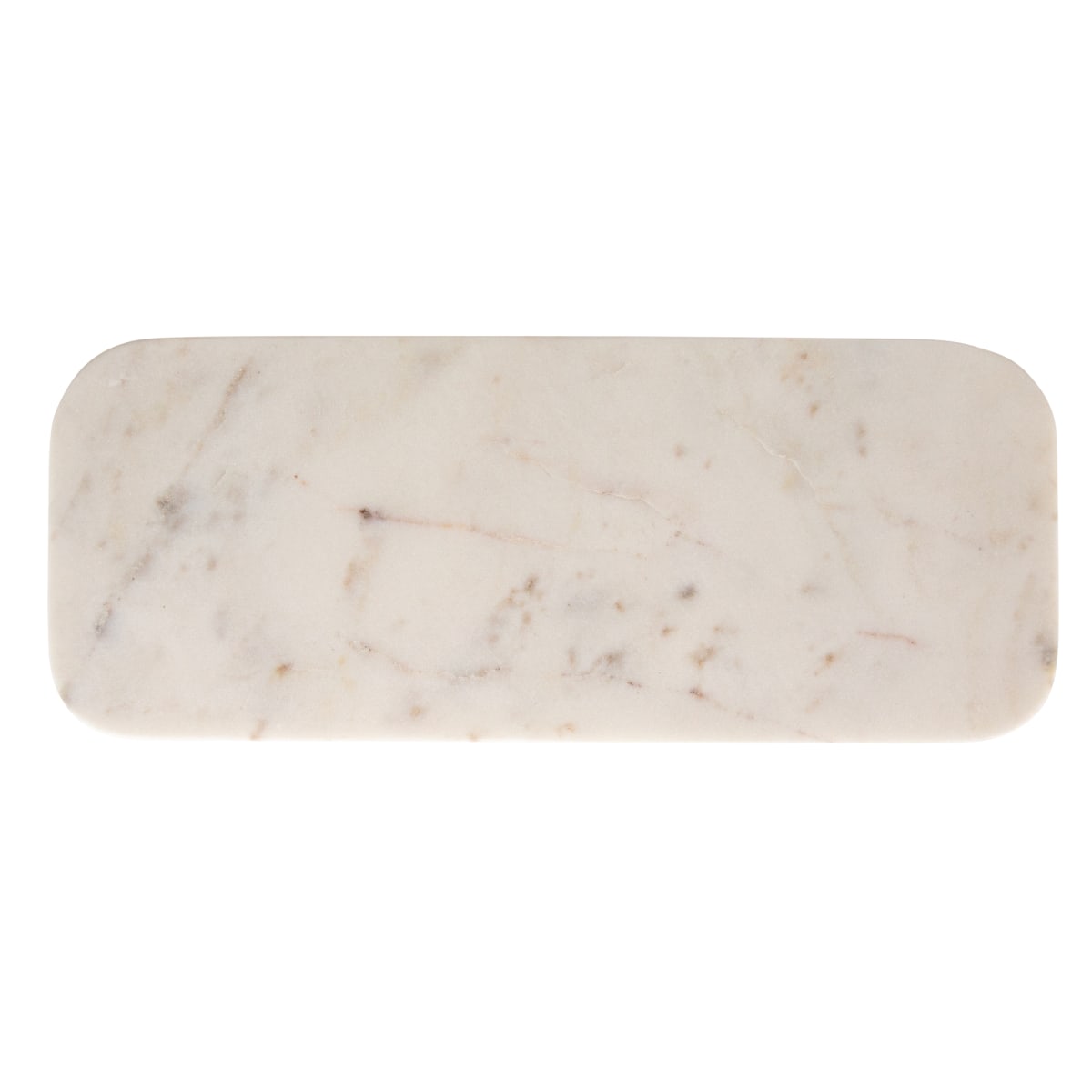 Charlotte - Marble Footed Serving Pedestal, White