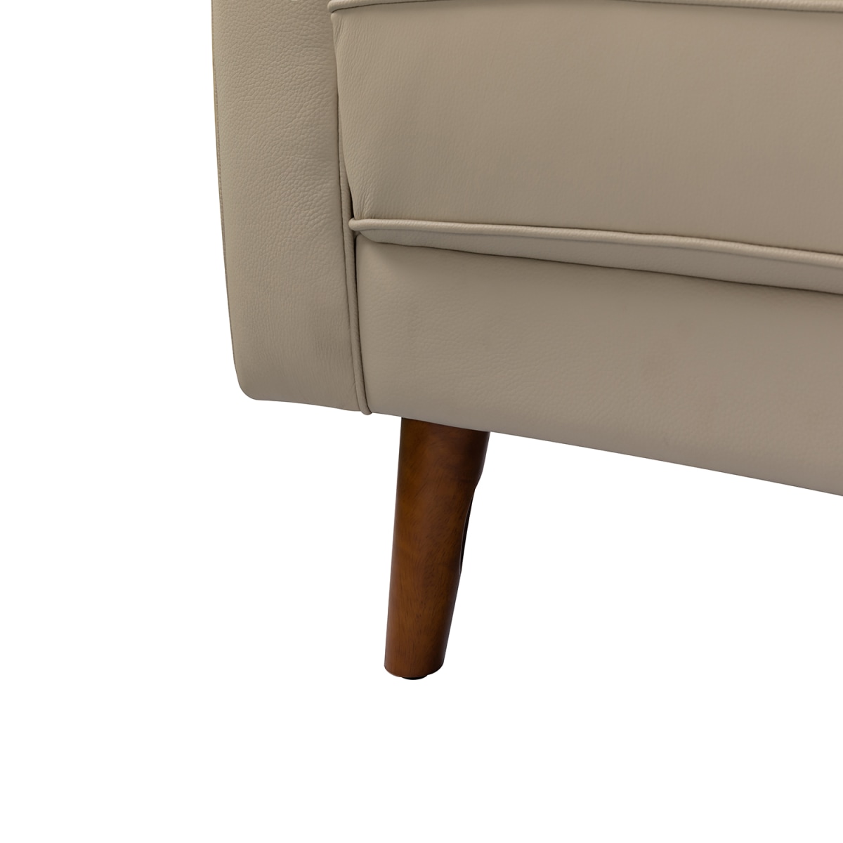 Maverick - Armchair Mid-Century Armchair in Genuine Leather