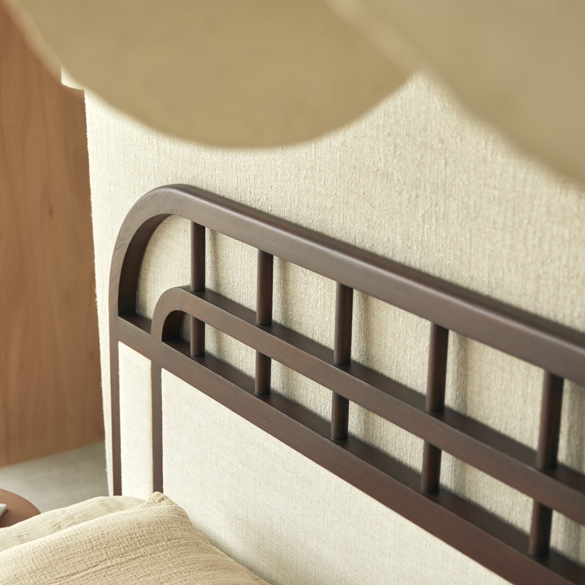 Ael - Cabecero de madera de mindi 190 cm