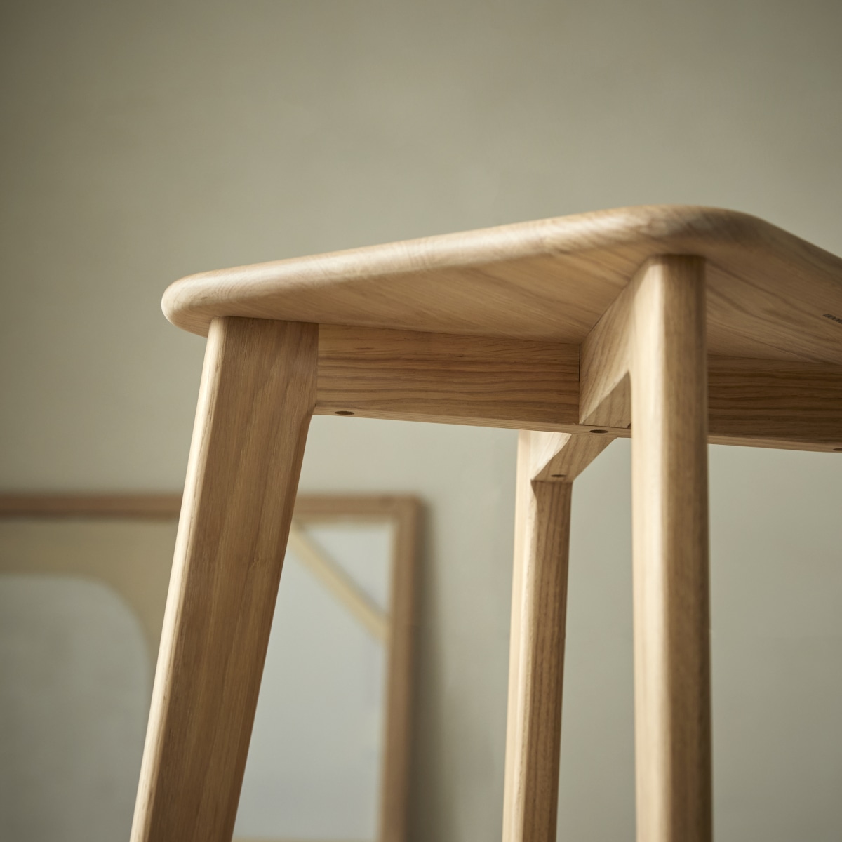 Abel - Solid oak bar stool