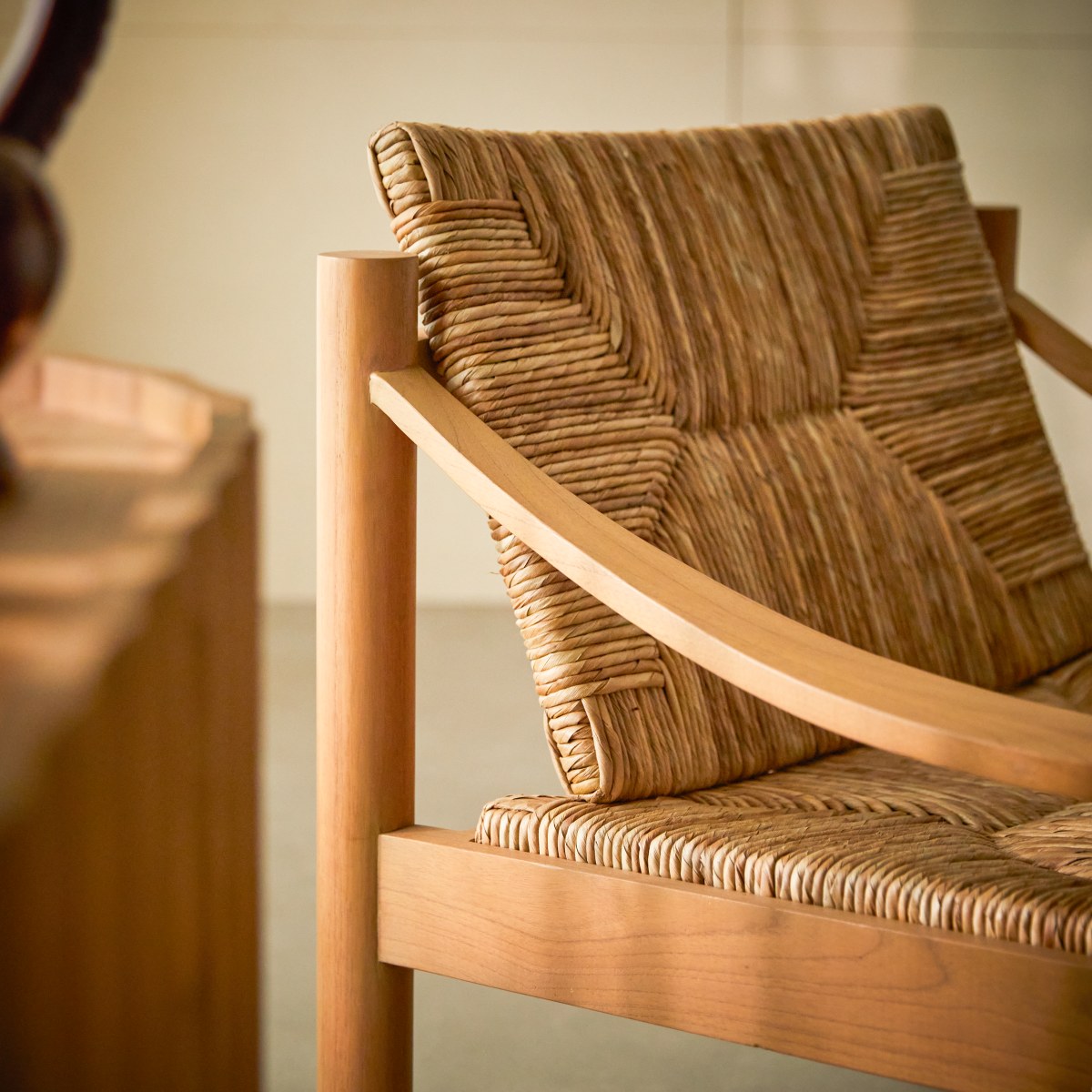 Jane - Fauteuil en mindi et cordage