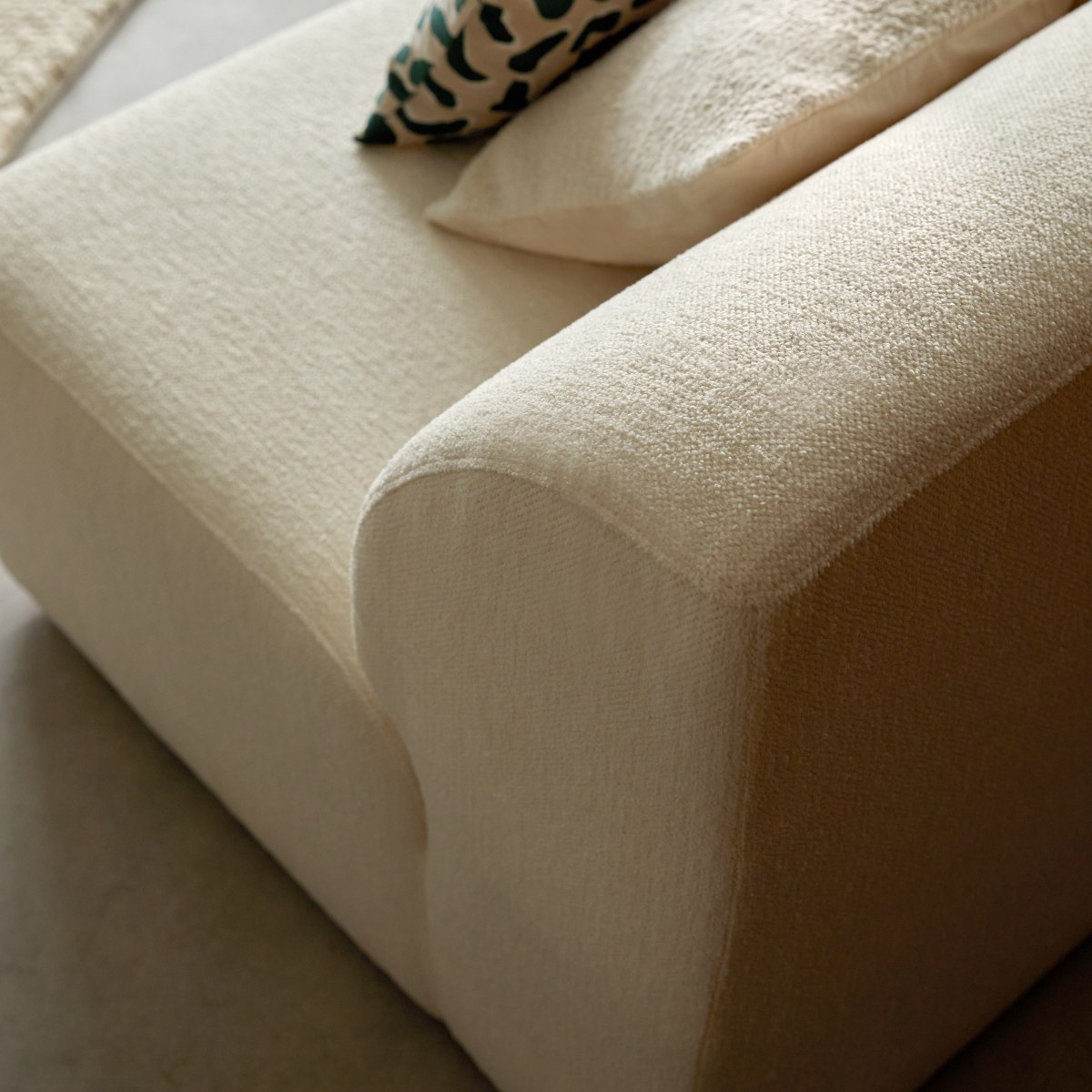 Vénus - Poltrona modulabile in tessuto écru