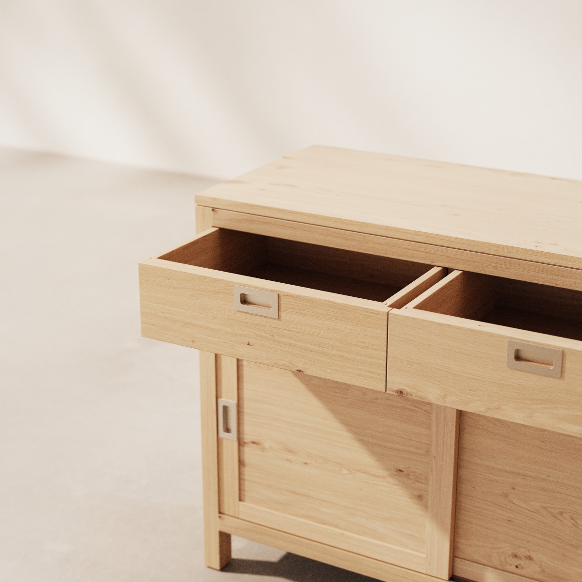 Heidi - Buffet en chêne massif 110 cm 
