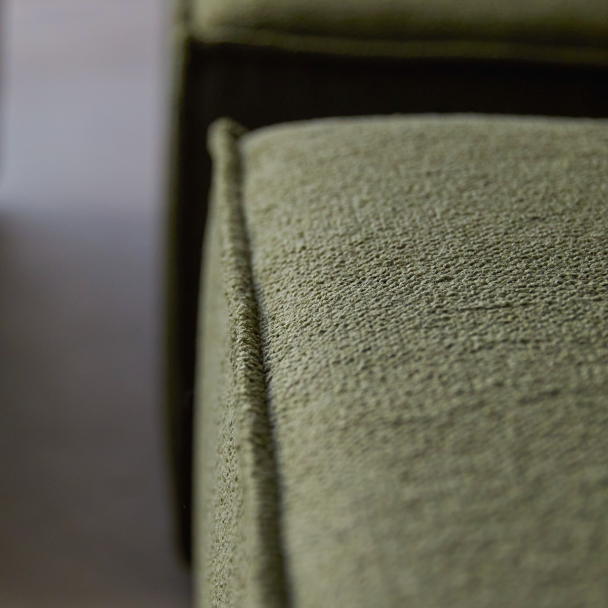 Dario - Modular lounge chair in green fabric