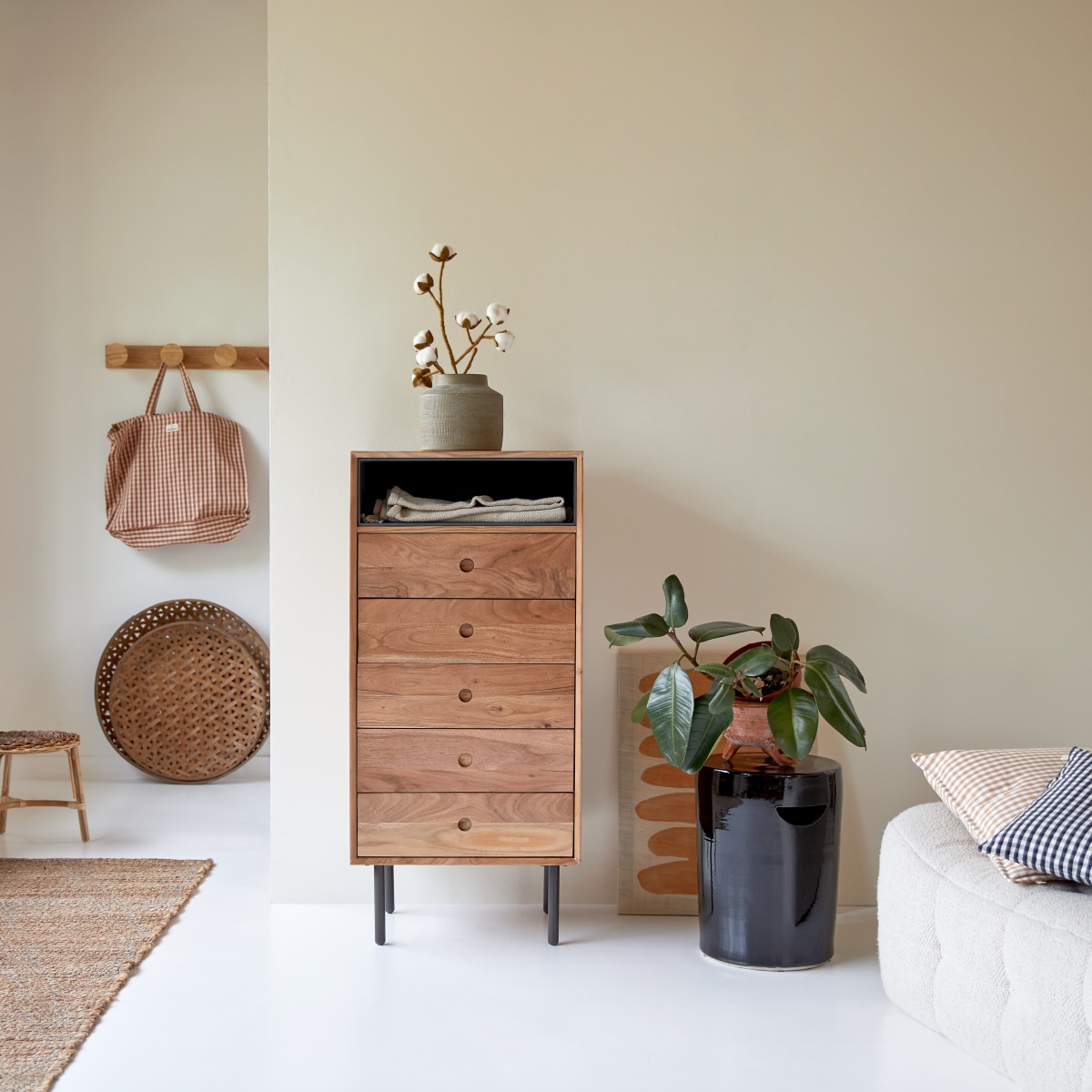 Acacia small Chest of drawers Pavel - Bedroom / Chests of Drawers