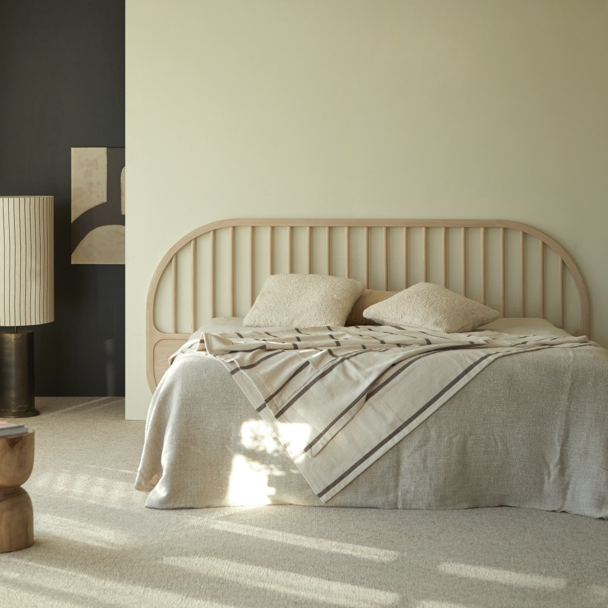 Théodore - Bett-Kopfteil aus massiver Esche, 240 cm