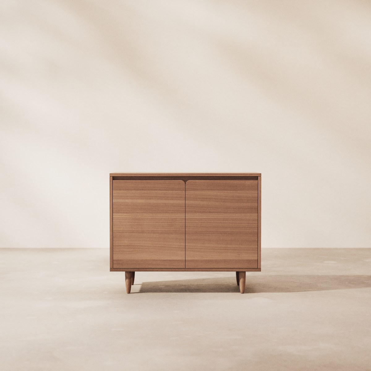 Livio - Sideboard aus massivem Hevea 100 cm