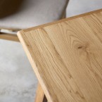 Sapristi - Table rectangulaire en chêne recyclé 6 pers.