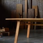 Sapristi - Rechteckiger Tisch aus recycelter Eiche 8 Pers.